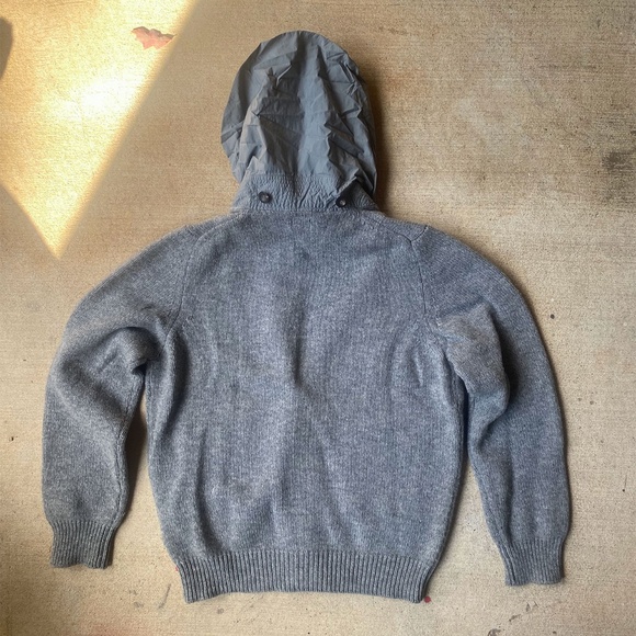 VTG CP Company Wool and Nylon Hooded Sweater - Picture 7 of 9